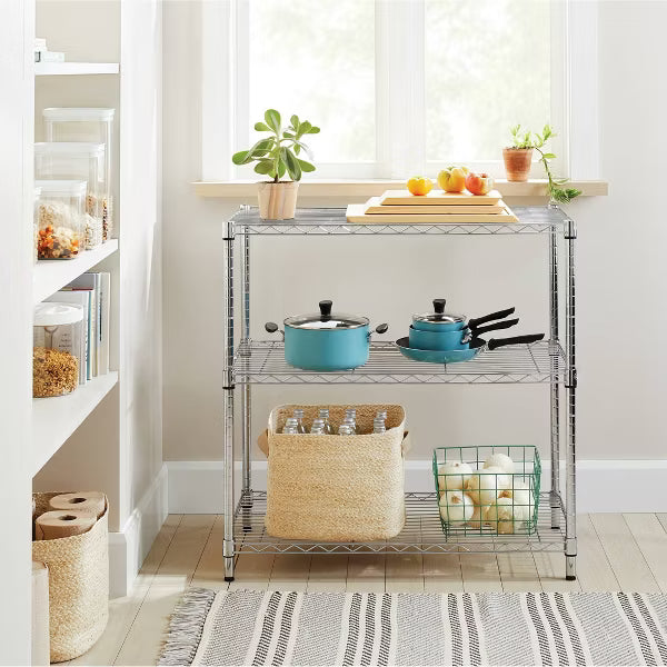 3 tier wire shelf