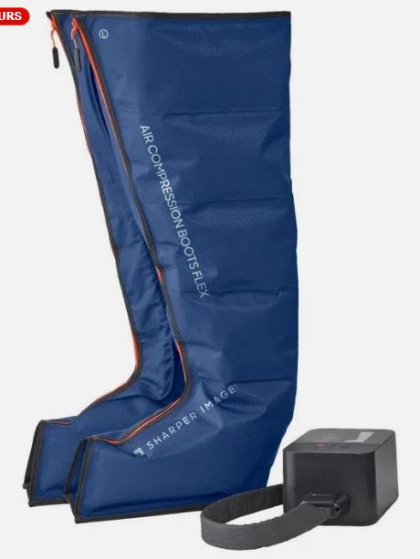 Sharper image flex air compression boots