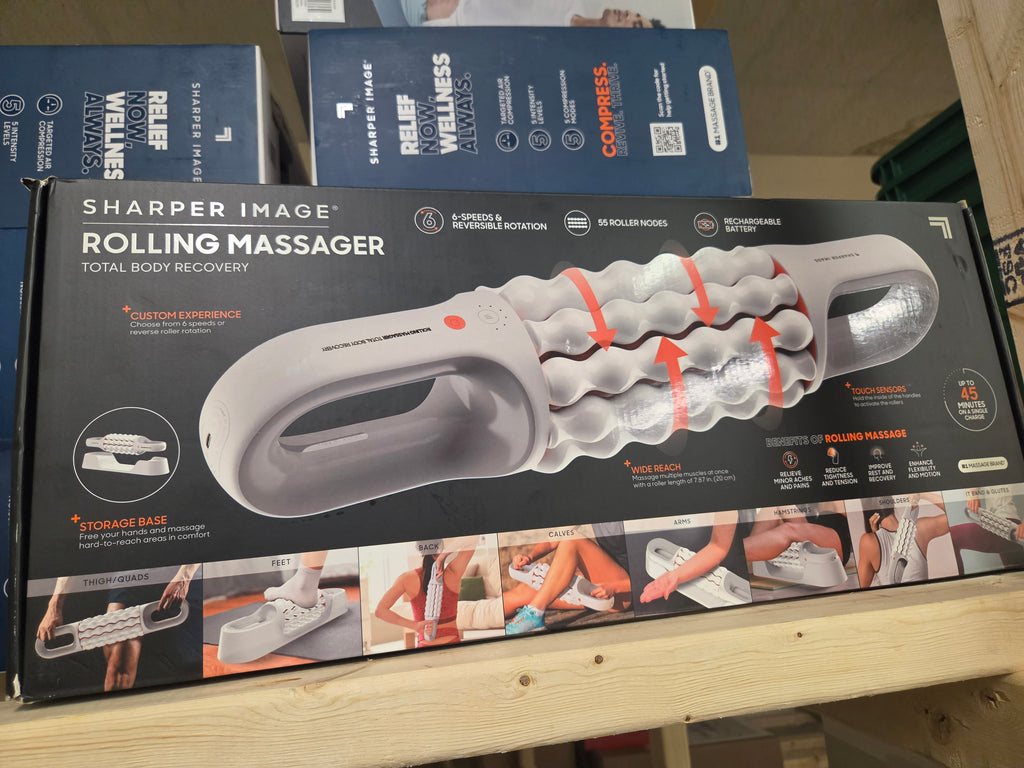 sharper image rolling massager
