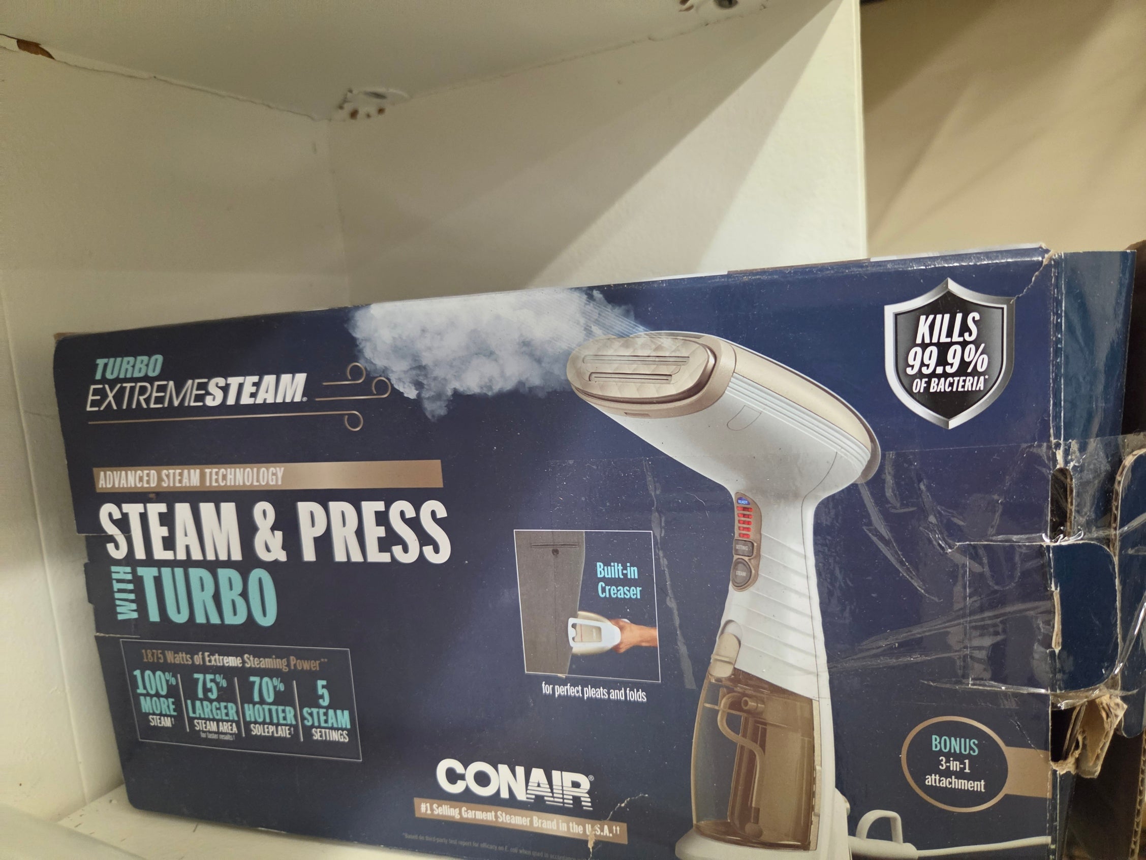 conair steam and press turbo